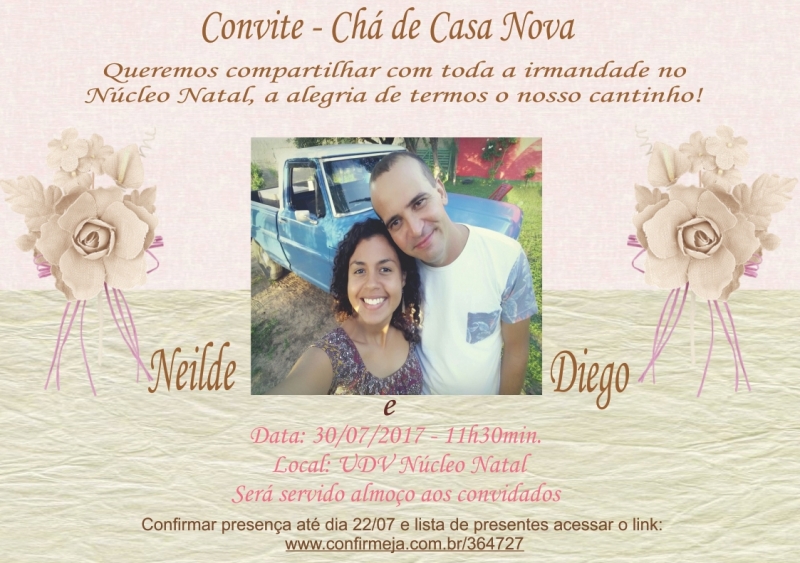 Chá de Casa Nova - Diego e Neilde